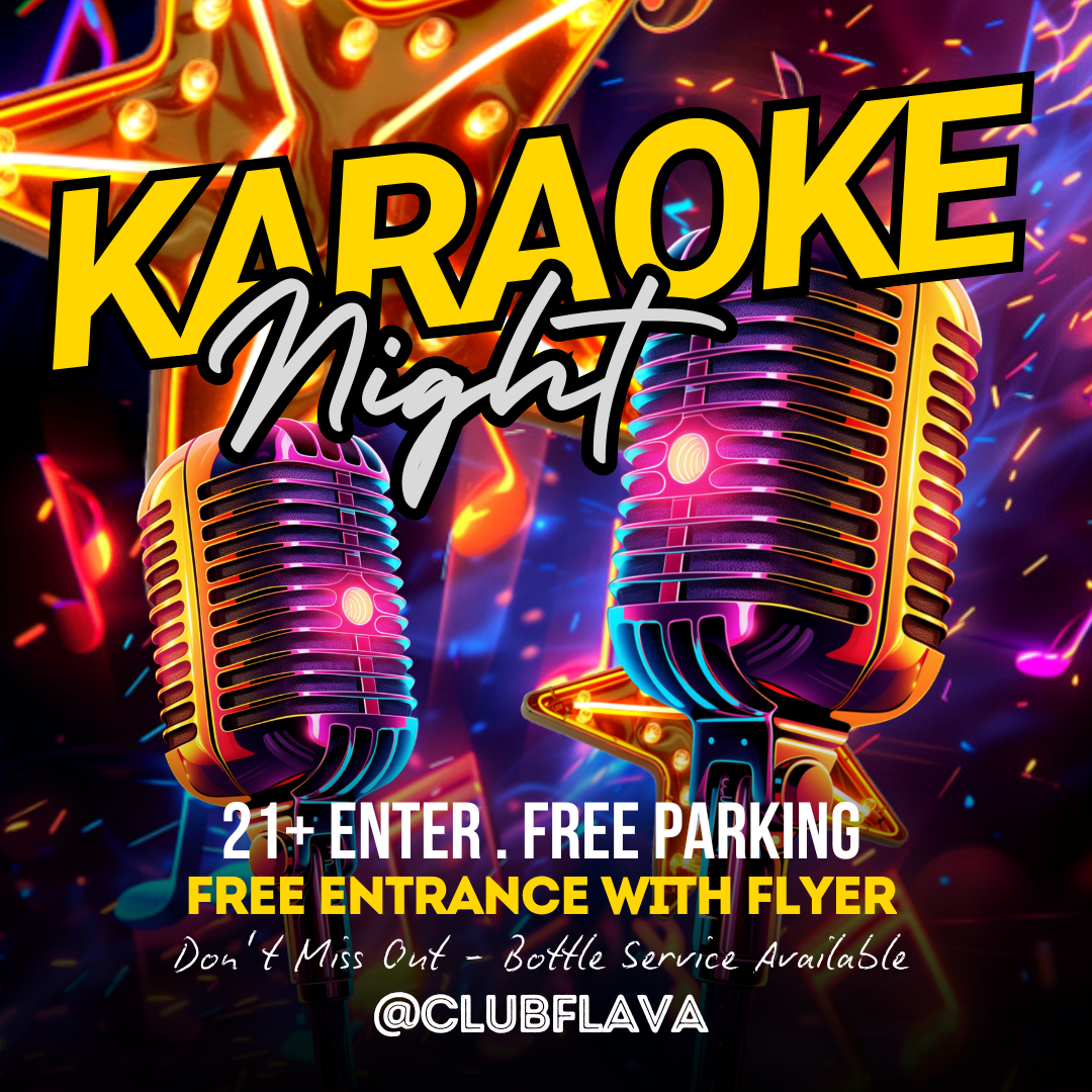 Karaoke Flyer Canva Flyer