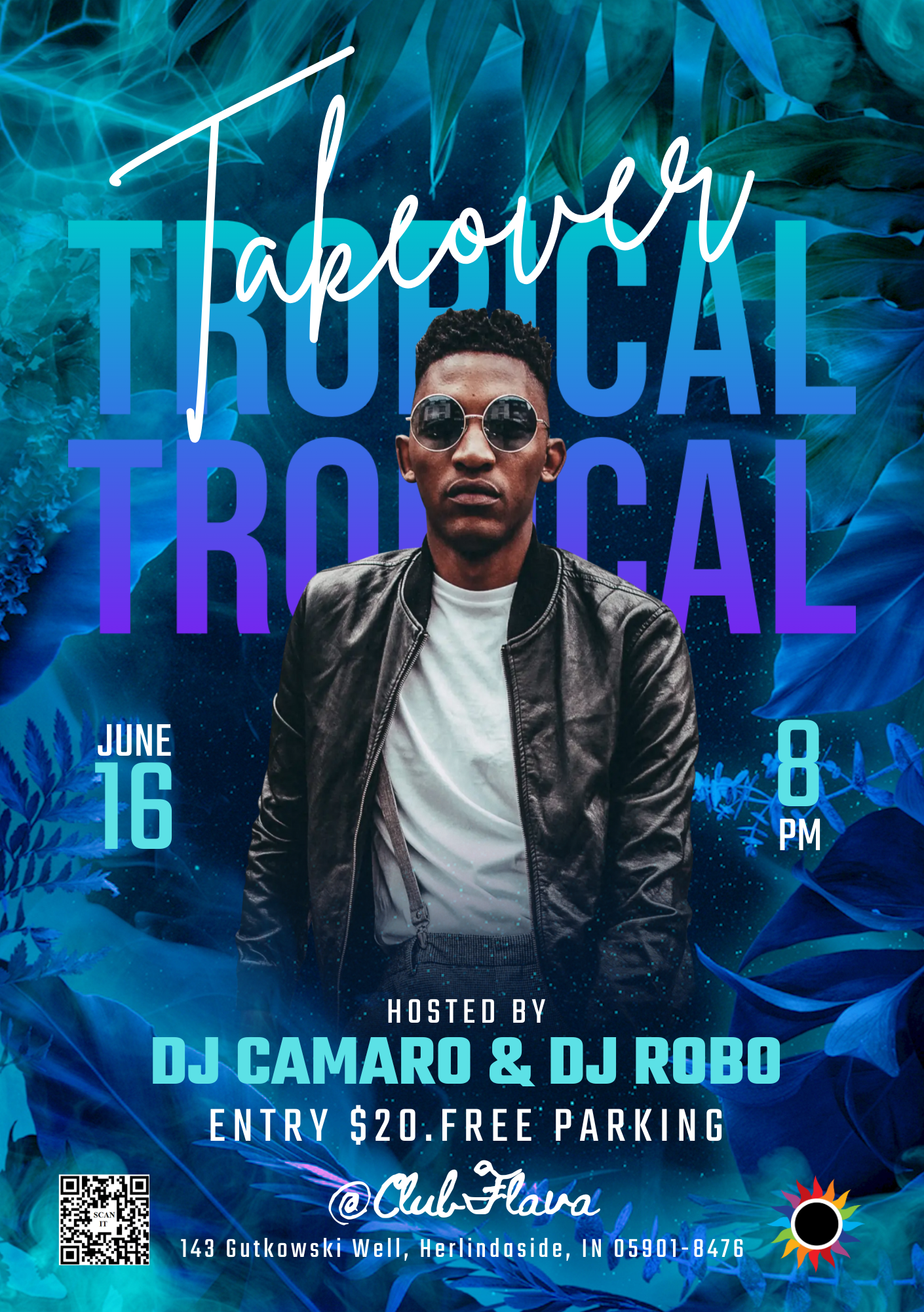Tropical Party Flyer