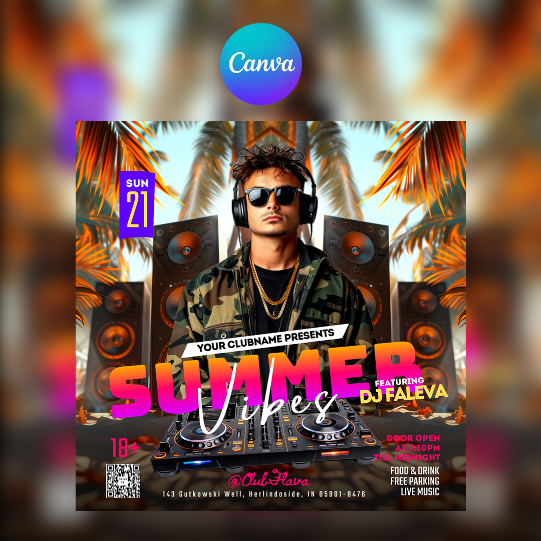 Summer Vibes Event Flyer