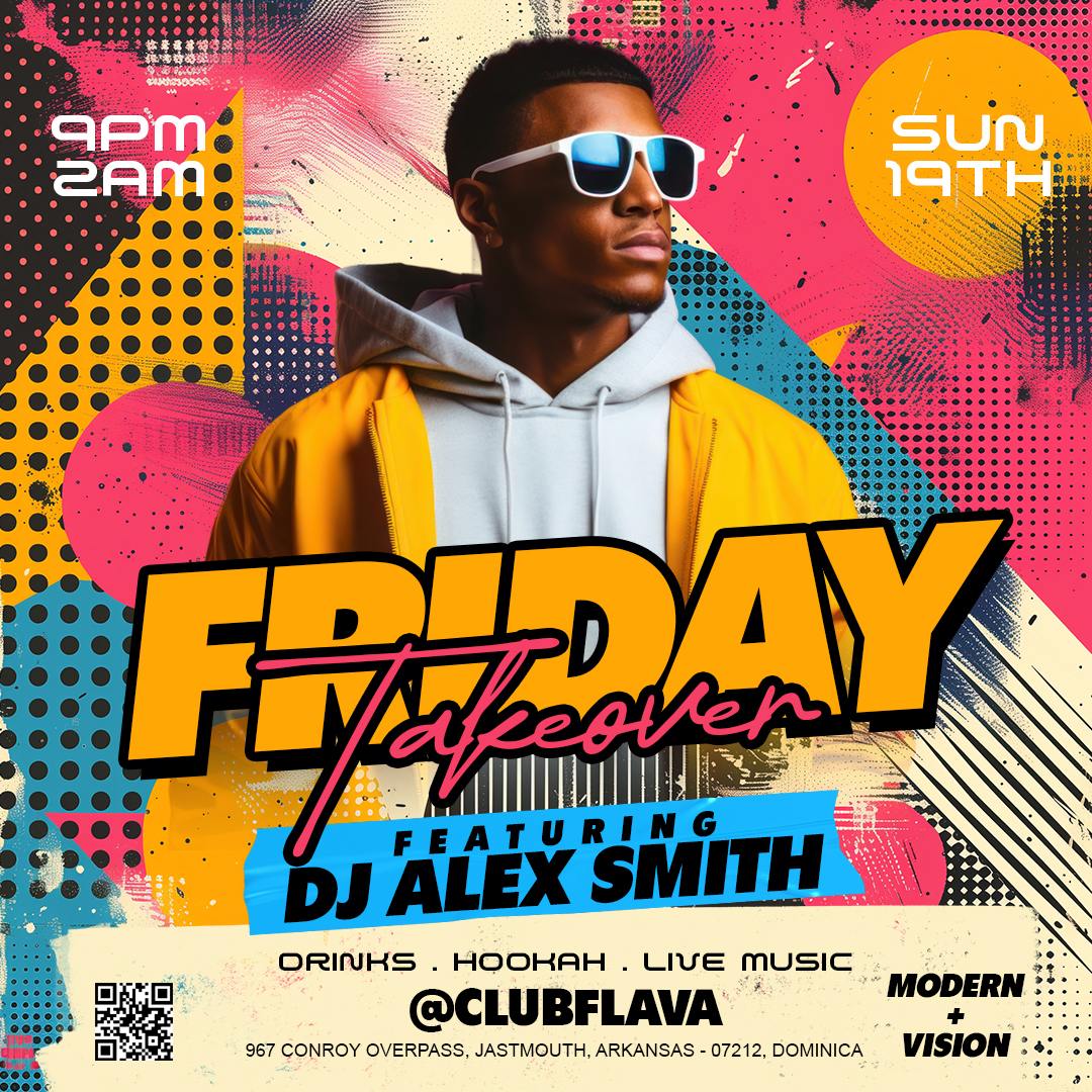 Friday Takeover Canva Flyer