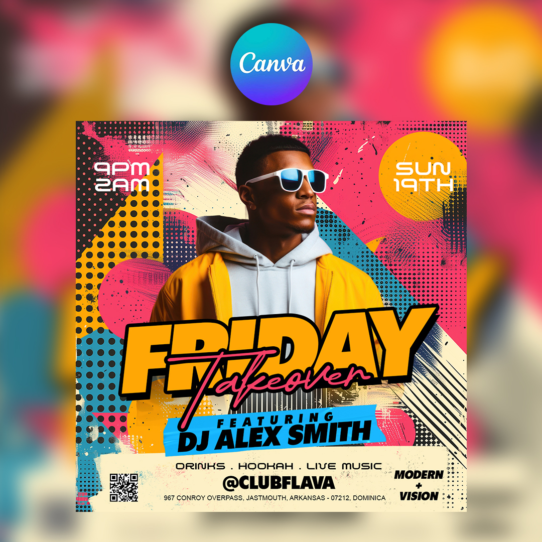 Friday Takeover Canva Flyer