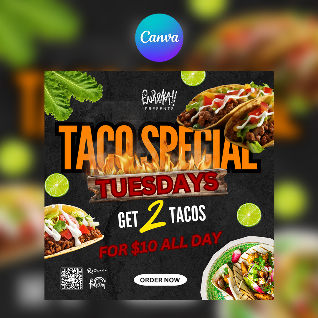 Taco Special Canva Flyer