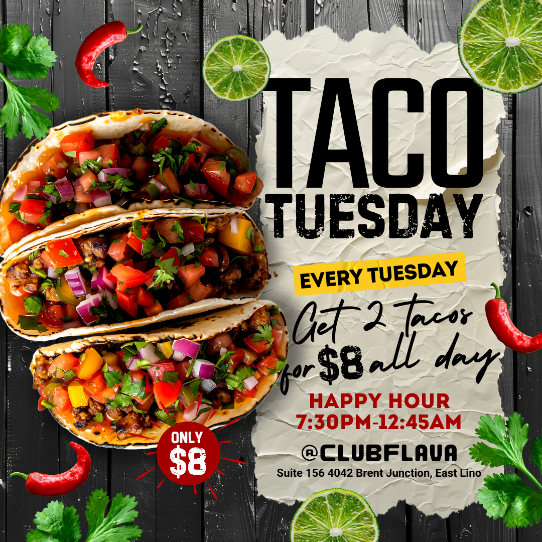 Taco Tuesday Canva Flyer