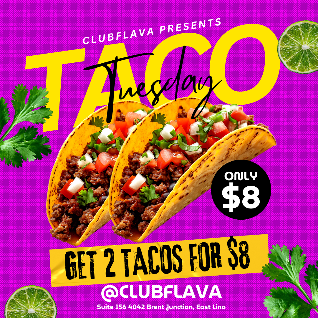 Taco Tuesday Canva Flyer
