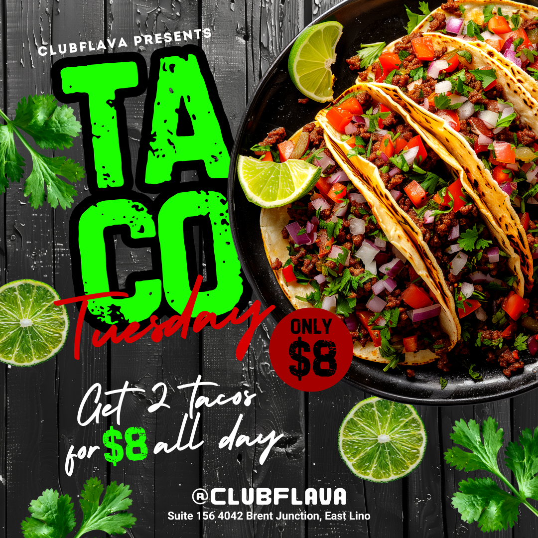 Taco Tuesday Canva Flyer