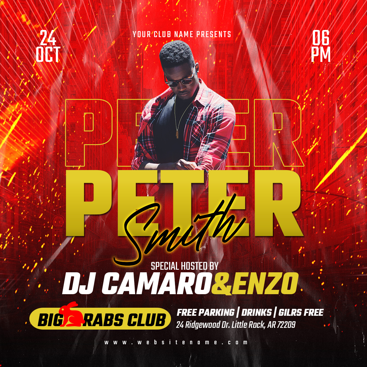 DJ Night Party Flyer