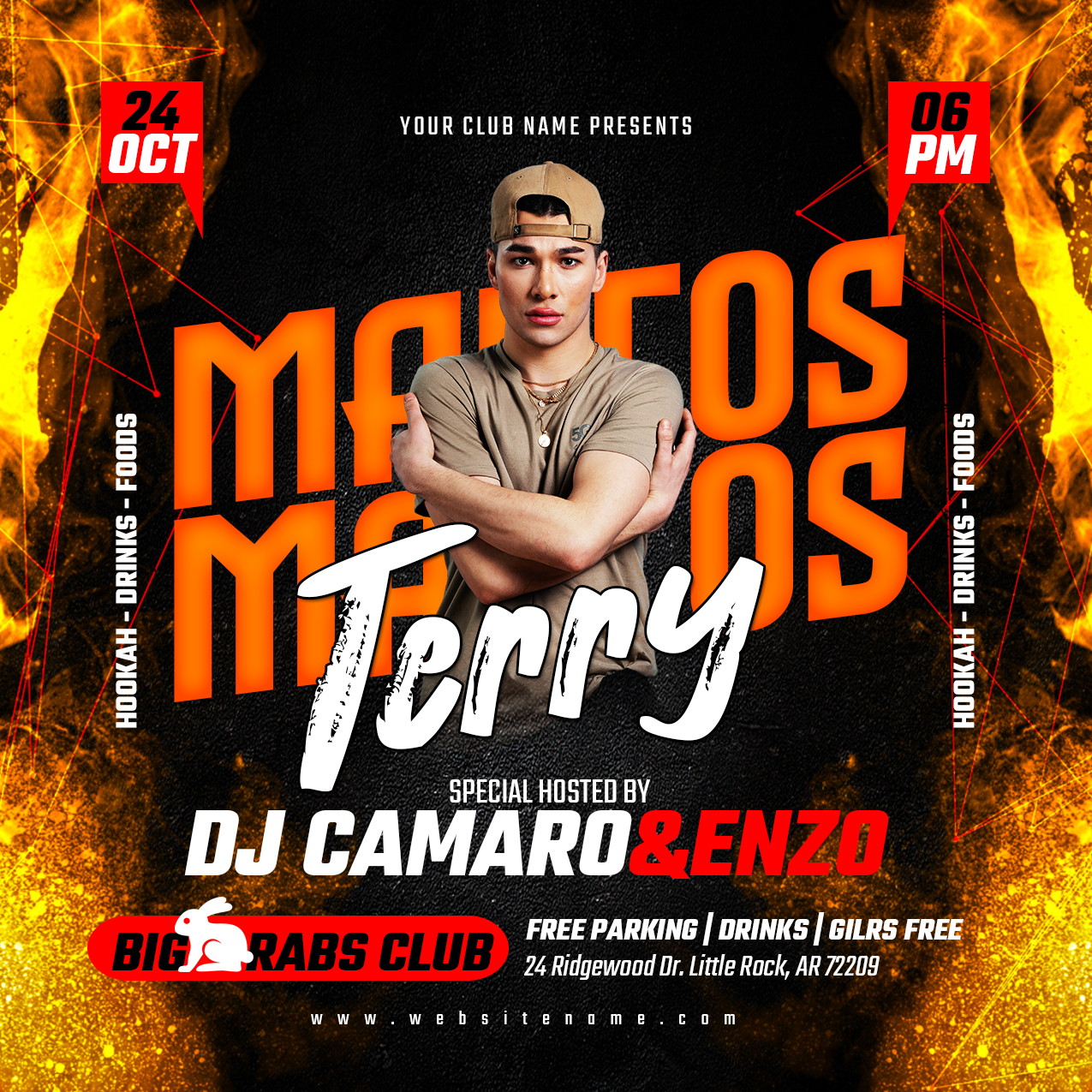 DJ Night Party Flyer