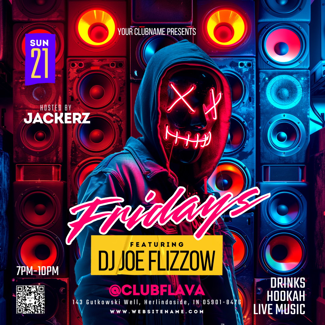 Friday Night Canva Flyer