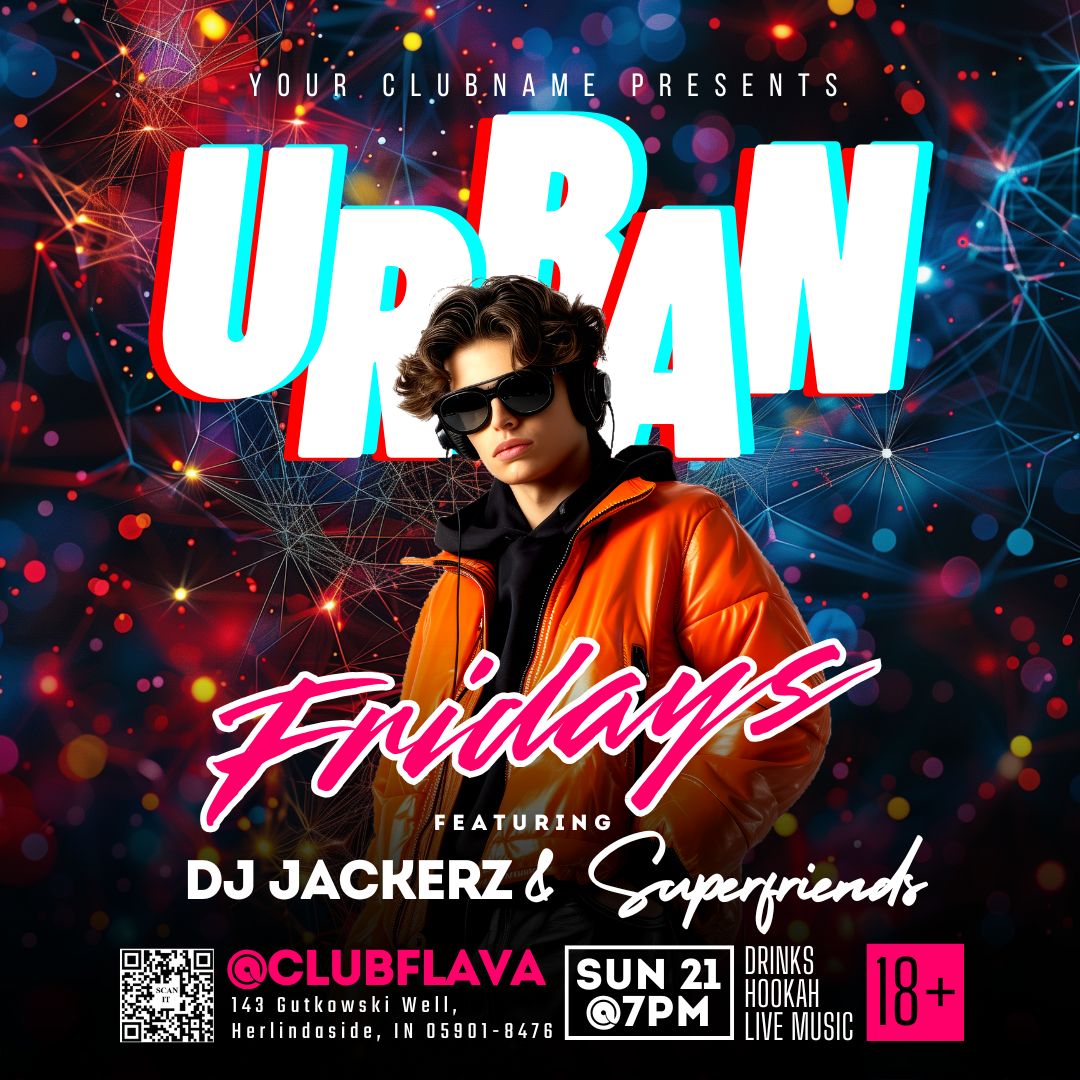 Urban Fridays Canva Flyer