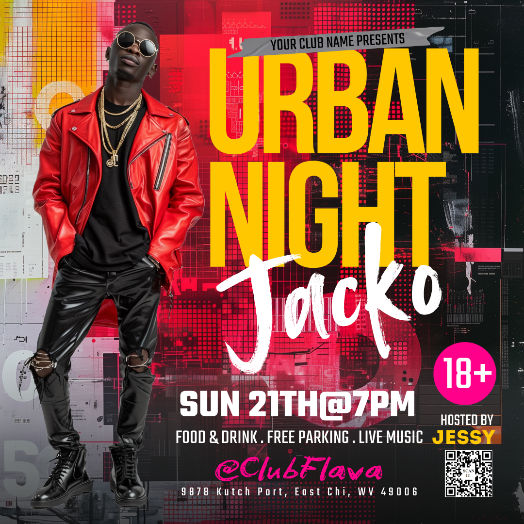 Urban Night Jacko Canva Template