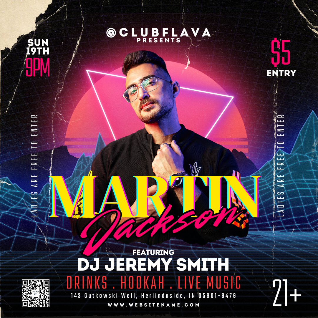 DJ Night Canva Flyer