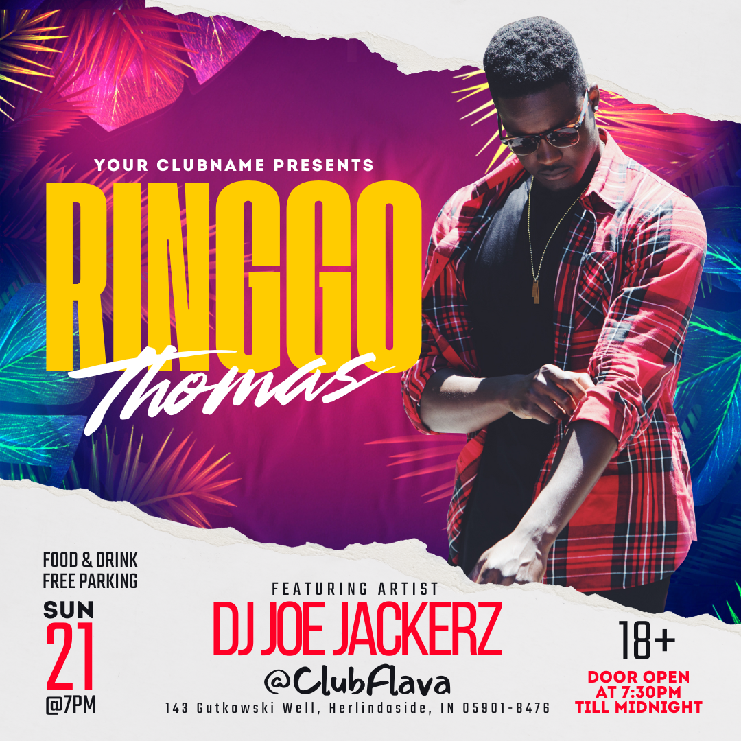 DJ Party Canva Flyer