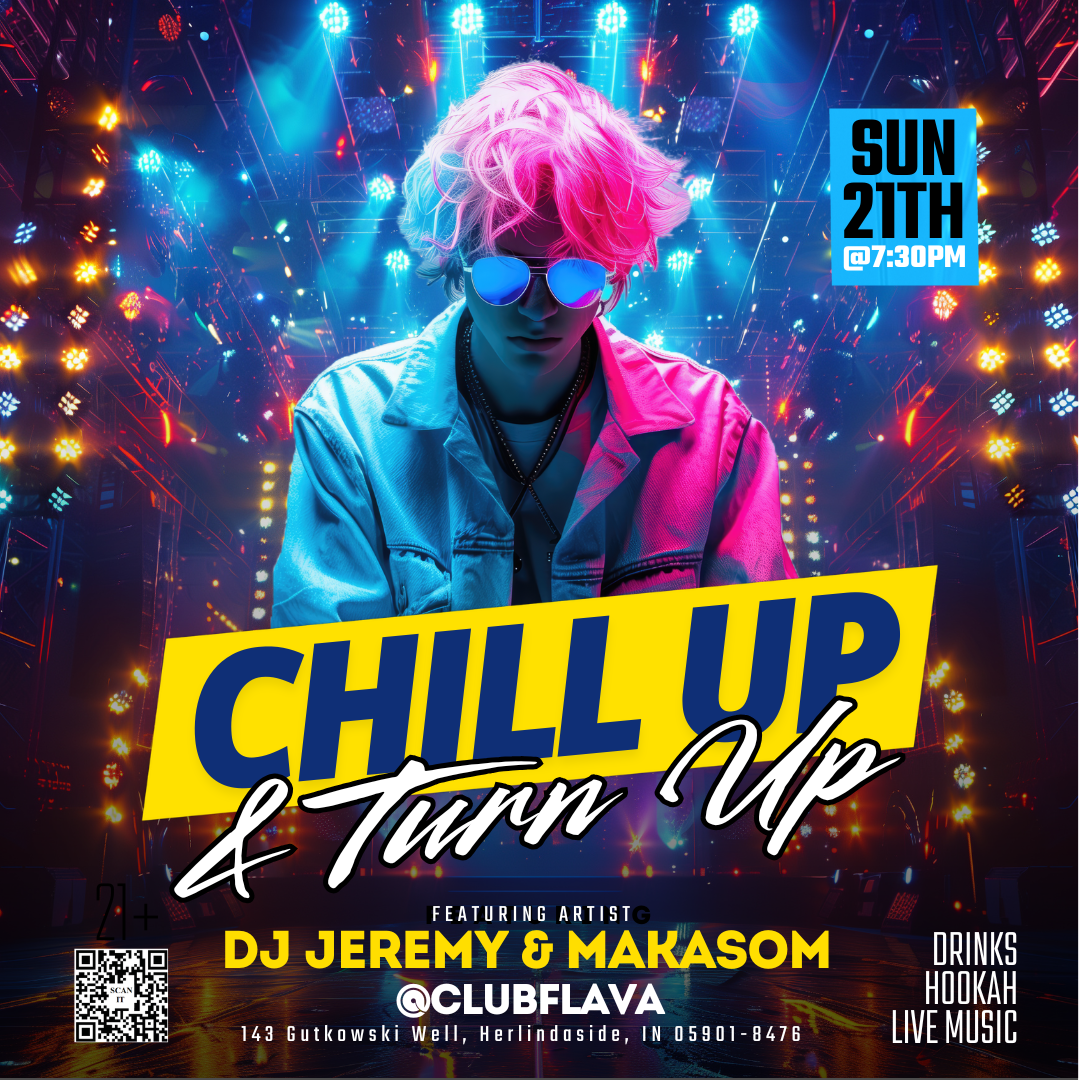Chill Up Canva Flyer