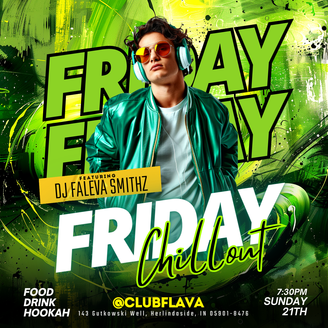 Friday Night Canva Flyer