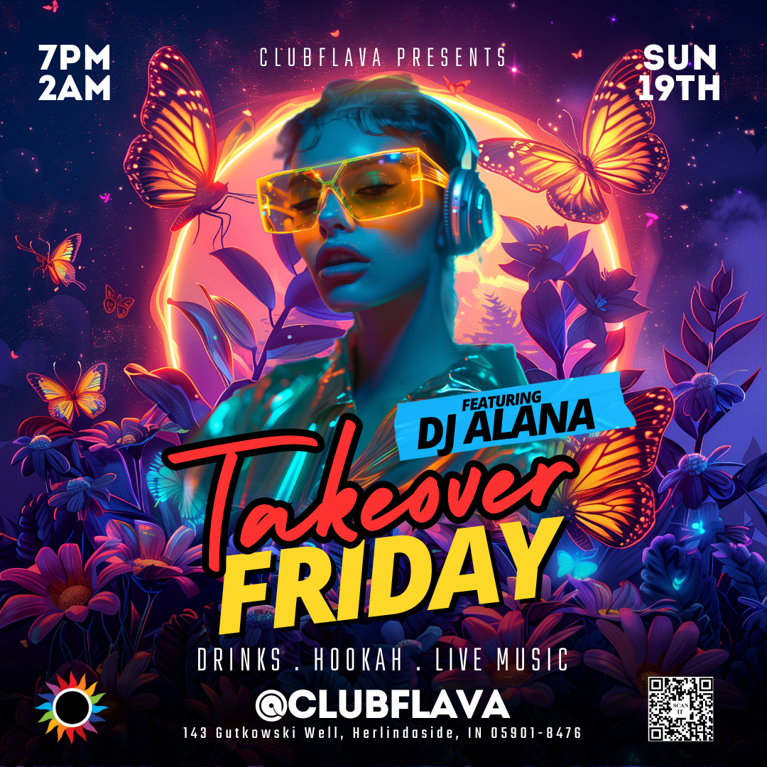 Takeover Friday Canva Flyer
