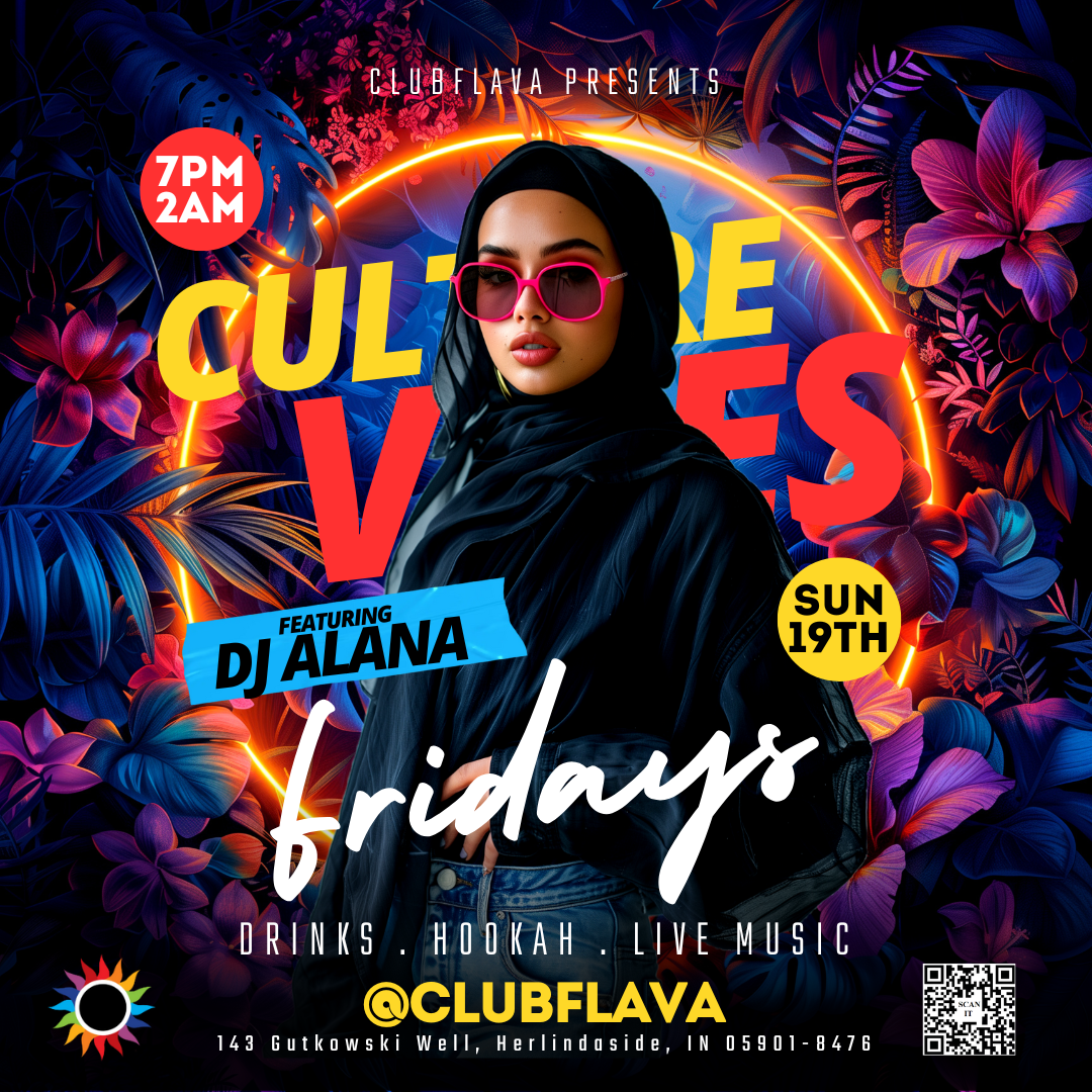 Culture Fridays Canva Flyer