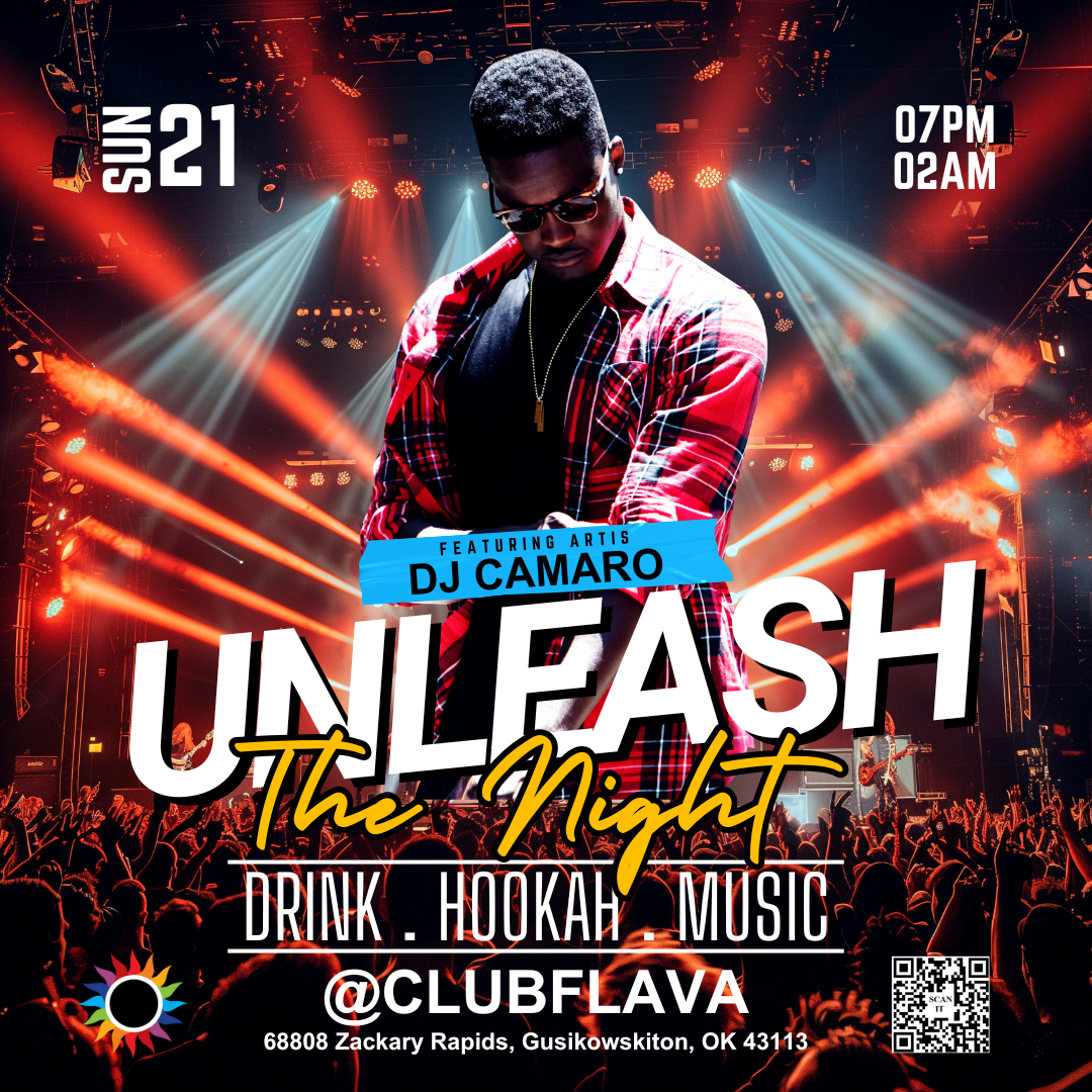 Unleash Night Canva Flyer