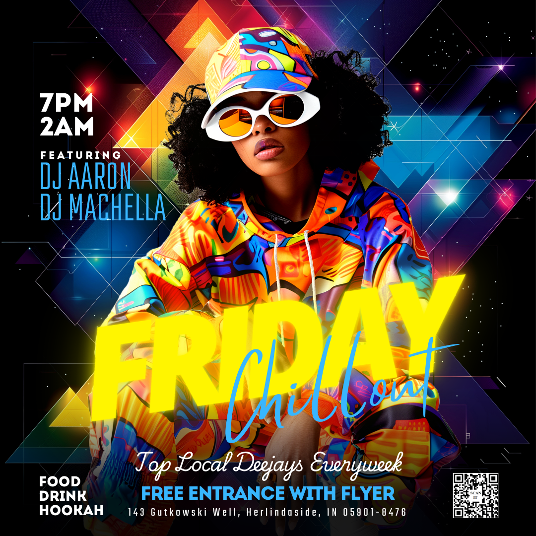 Friday Night Canva Flyer