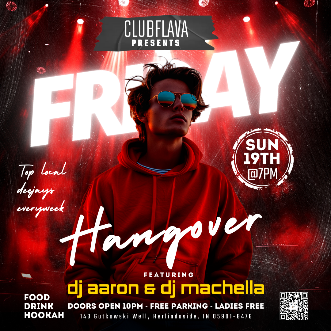 Friday Hangover Canva Flyer