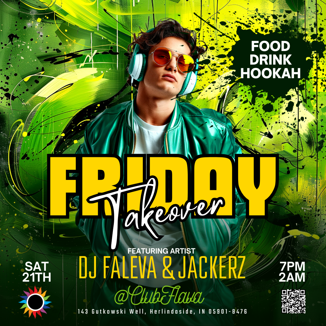 Friday Takeover Canva Flyer
