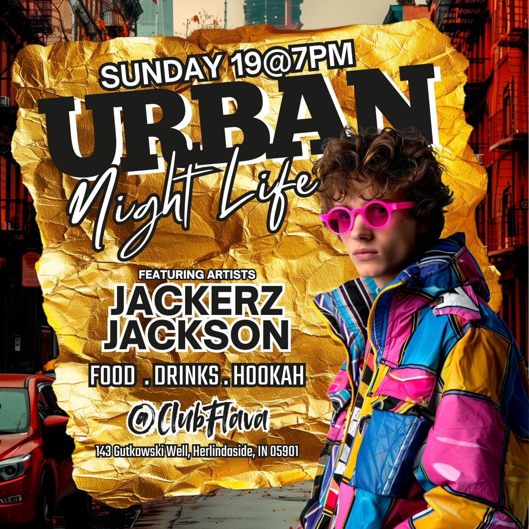 Urban Night Canva Flyer