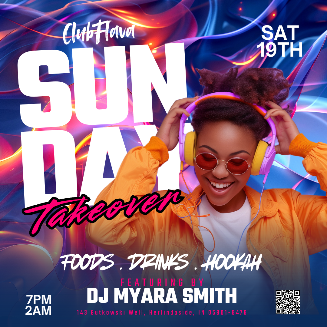 Sunday Takeover Canva Flyer