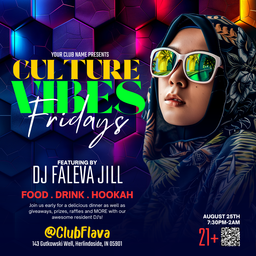 Culture Vibes Canva Flyer