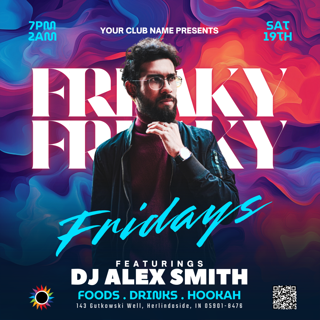 Friday Night Canva Flyer