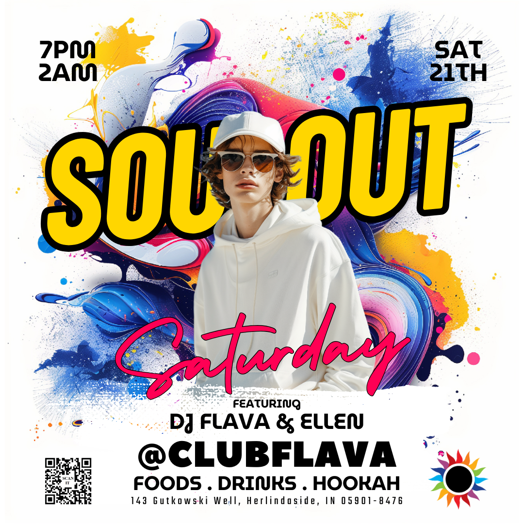 Sold Out Saturday Canva Flyer