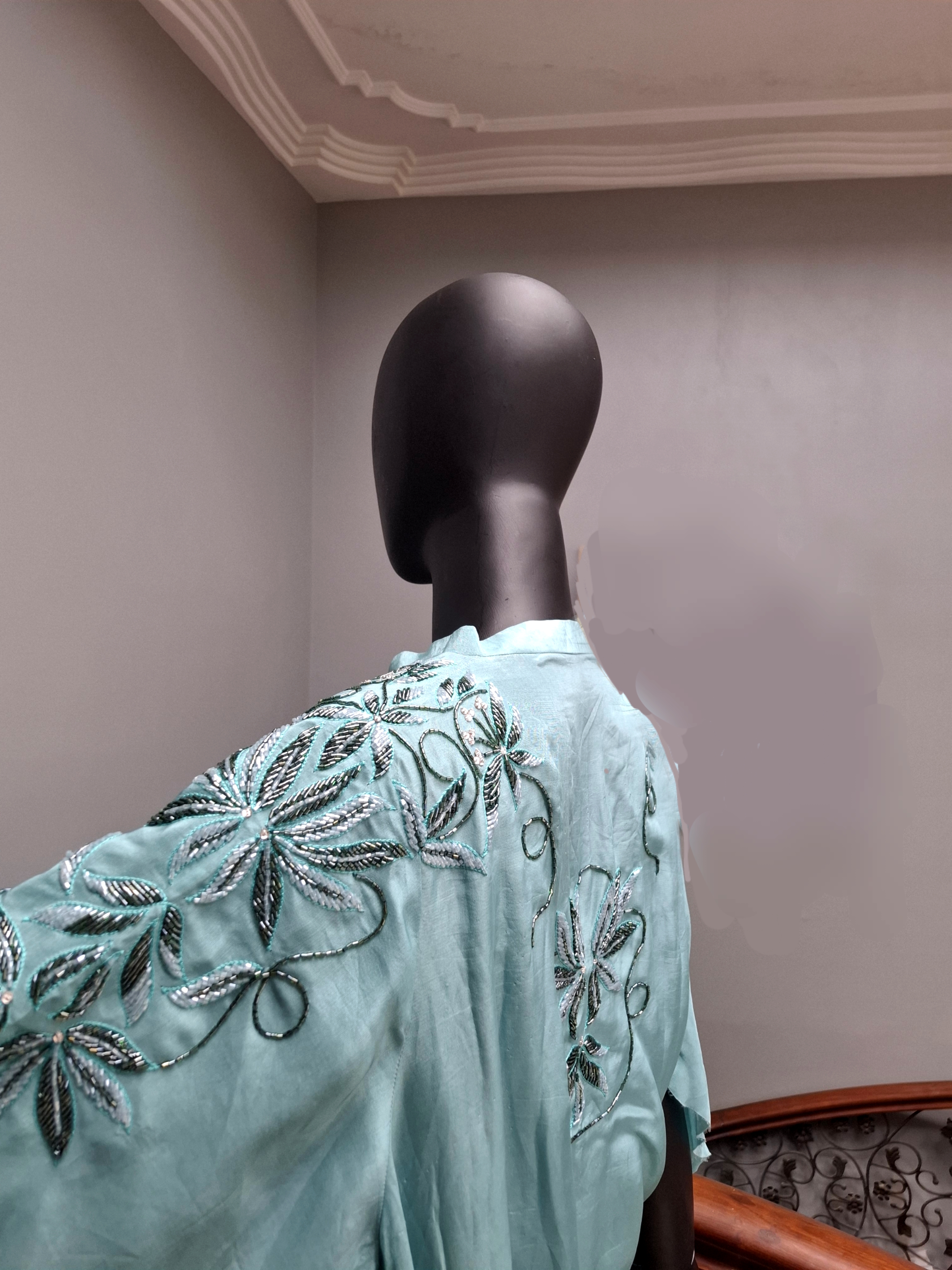 Multi shade Sky blue/ Teal 3 pc