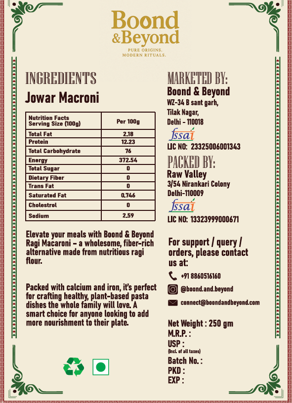 Jowar Macaroni