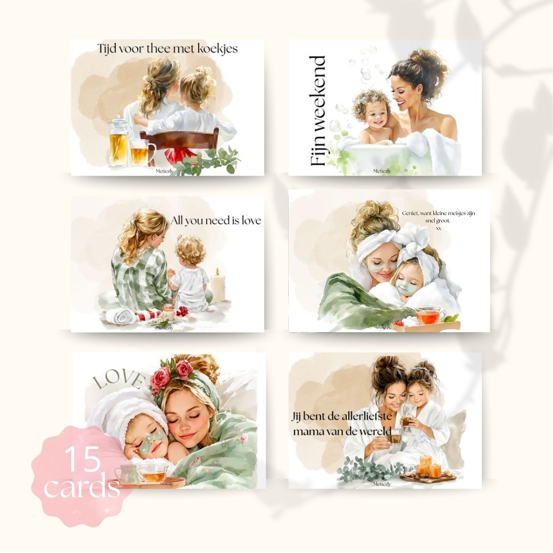 Wellness, set van 15 kaarten | $5,72