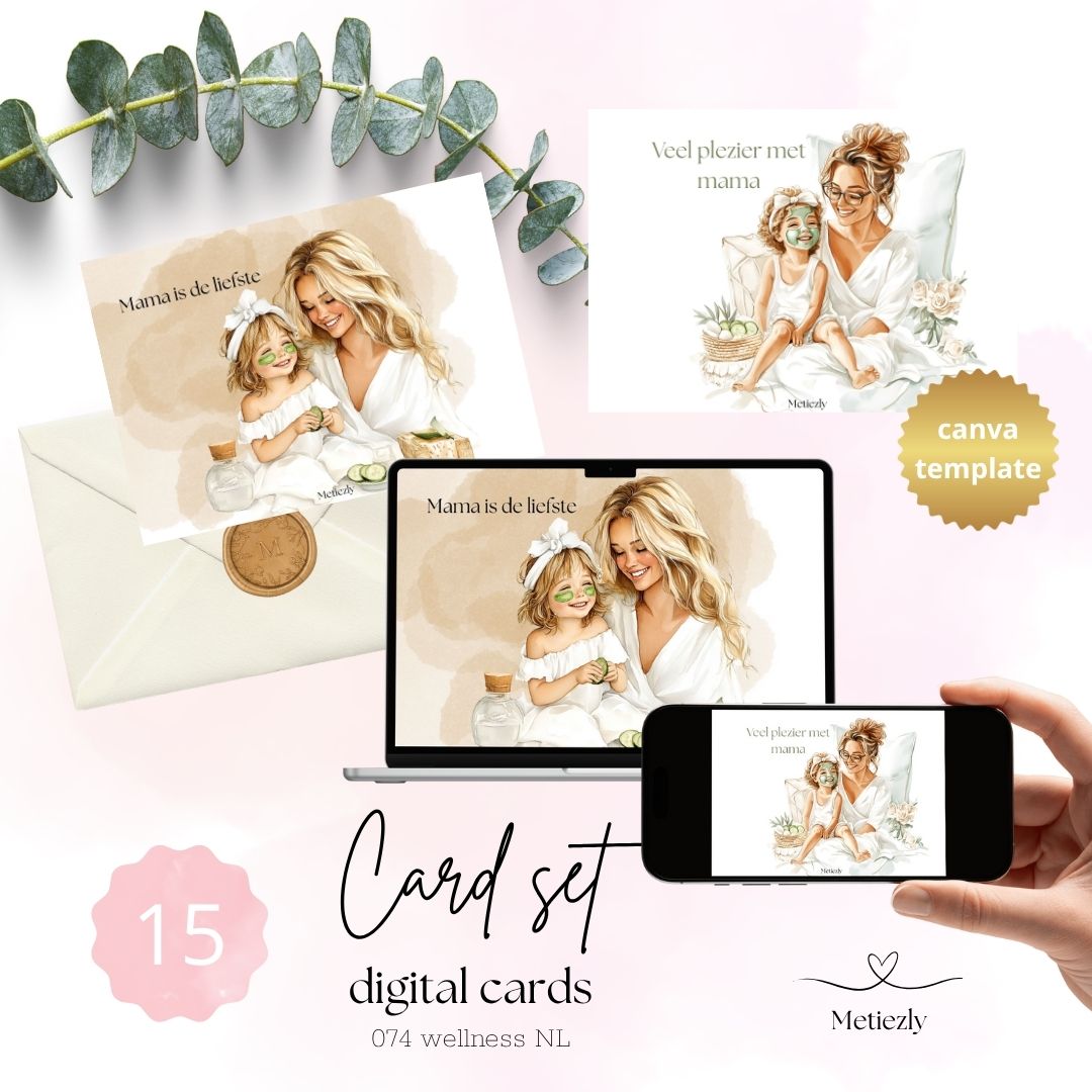 Wellness, set van 15 kaarten | $5,72