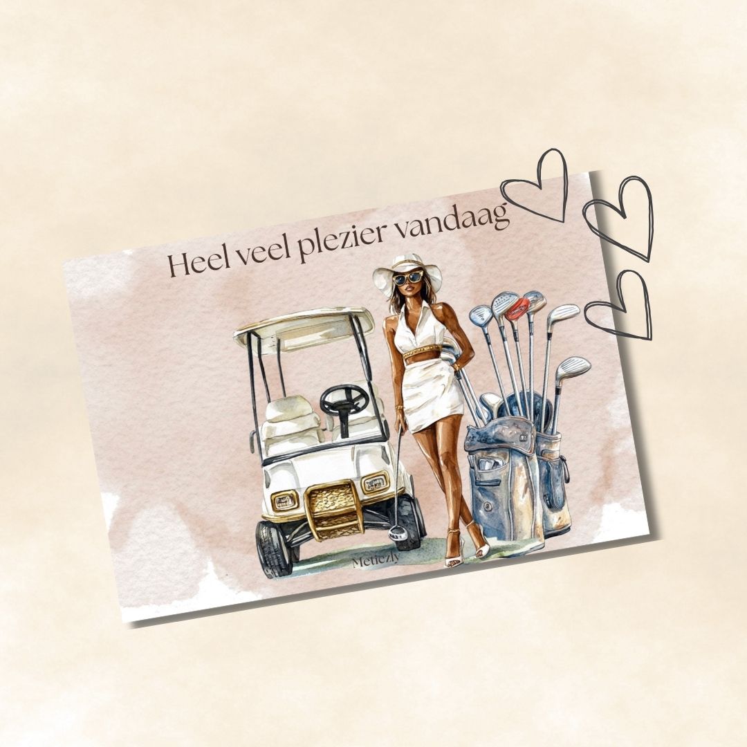 Golf, set van 5 kaarten | $2,23