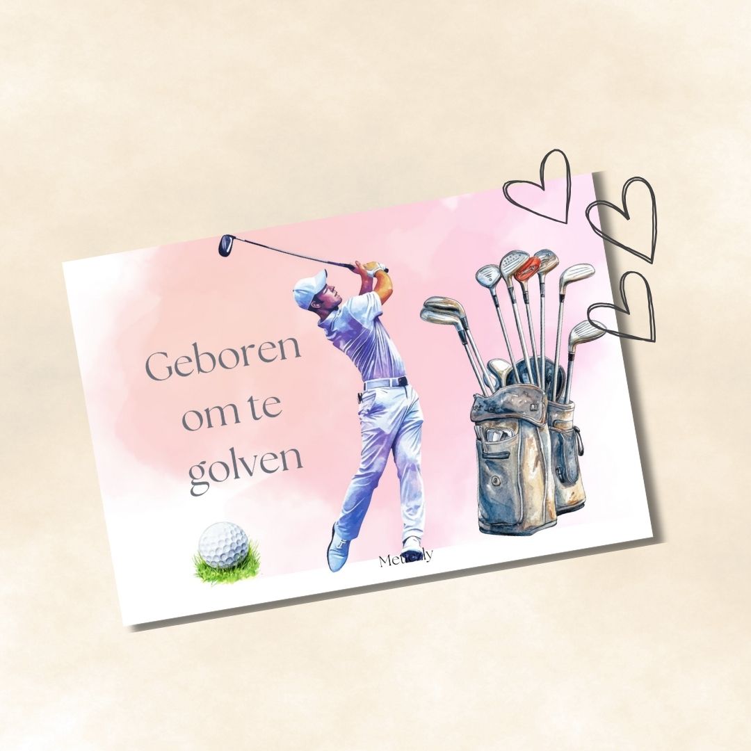 Golf, set van 5 kaarten | $2,23