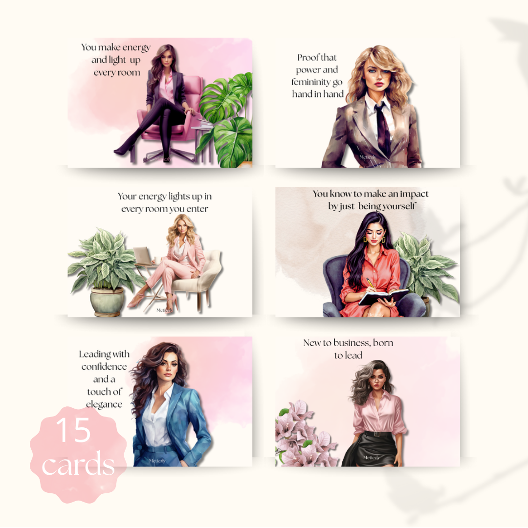 Girlbosses, set of 15 cards | $5,72
