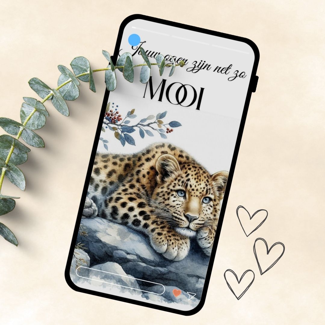 Ansichtkaarten voor op je mobiel te versturen | Pas de tekst gemakkelijk zelf aan | set van 15