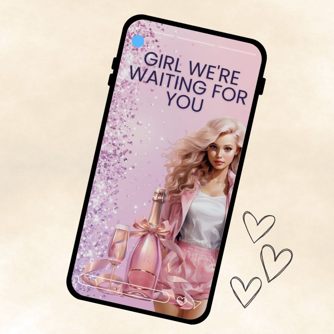 Beautyful glamour greetingcards to send with your mobile | Pink | tulips | champagne $2.23