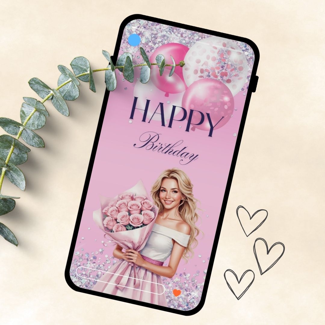 Glamorous | set of 15 mobile cards