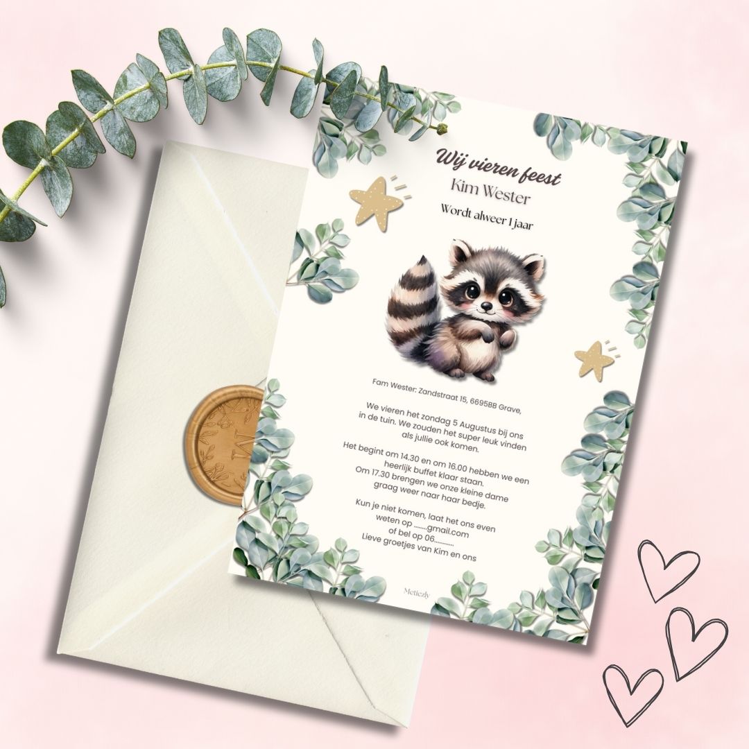 Baby set, schattig wasbeertje | $13,73