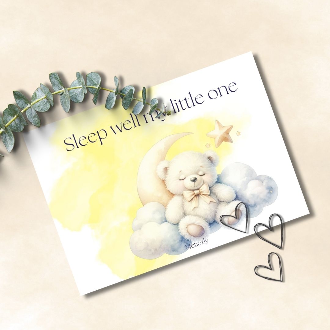 Cute baby animals, set of 5 cards | $2,23