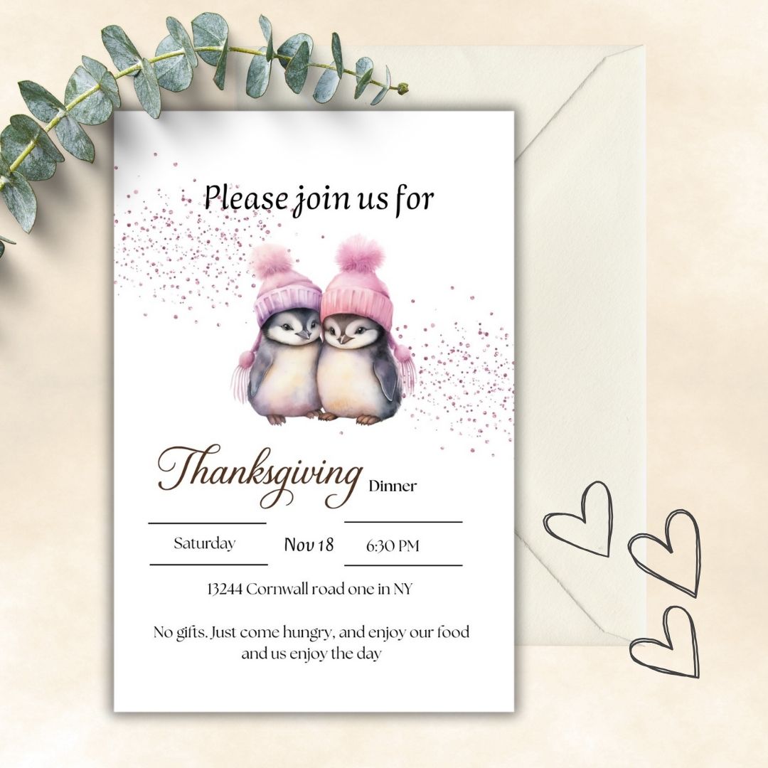 Editable christmas dinner | coockies exchange | breakfast  coockie baking invitations 
