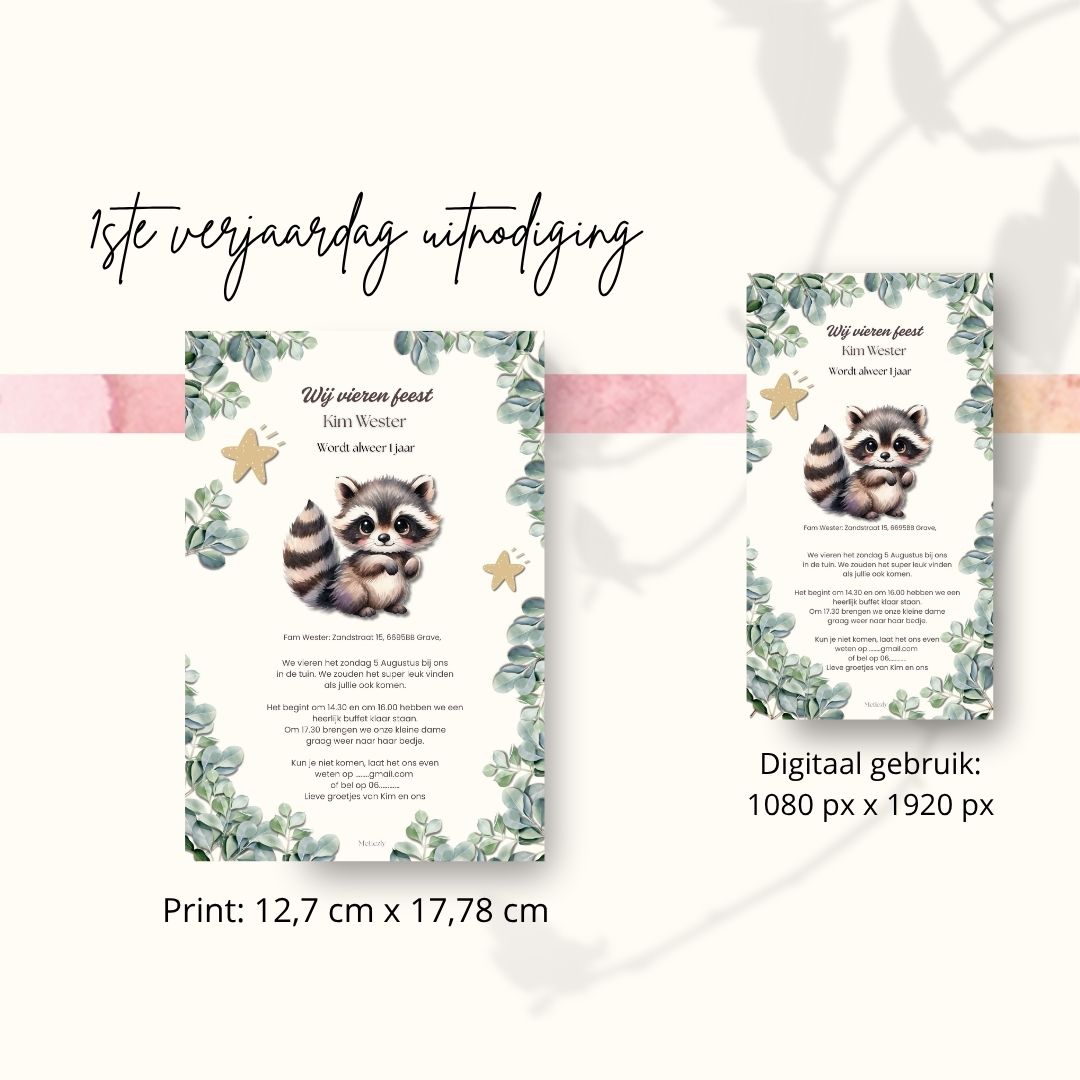 Baby set, schattig wasbeertje | $13,73