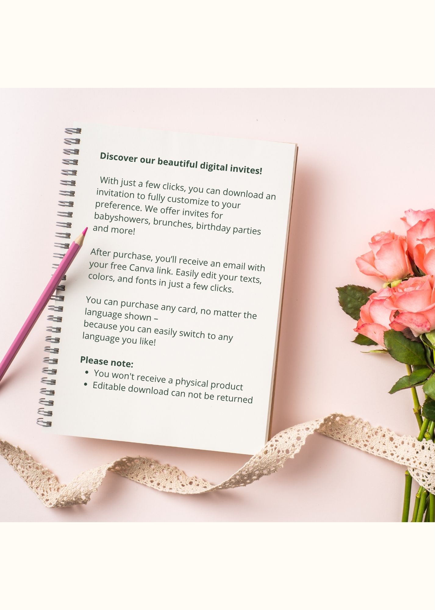 Editable menu cards templates | Just like the editable invitations of set C009 