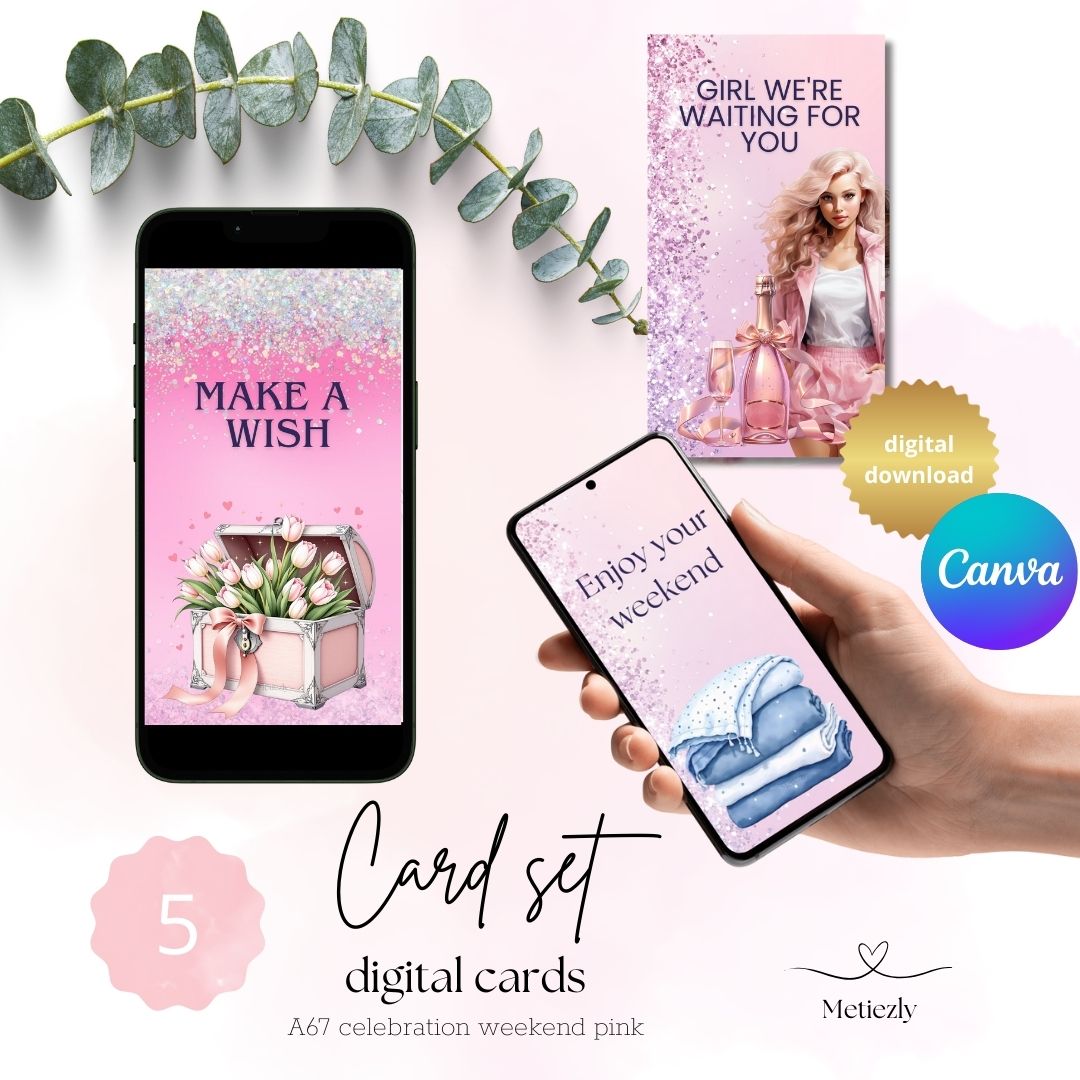 Beautyful glamour greetingcards to send with your mobile | Pink | tulips | champagne $2.23
