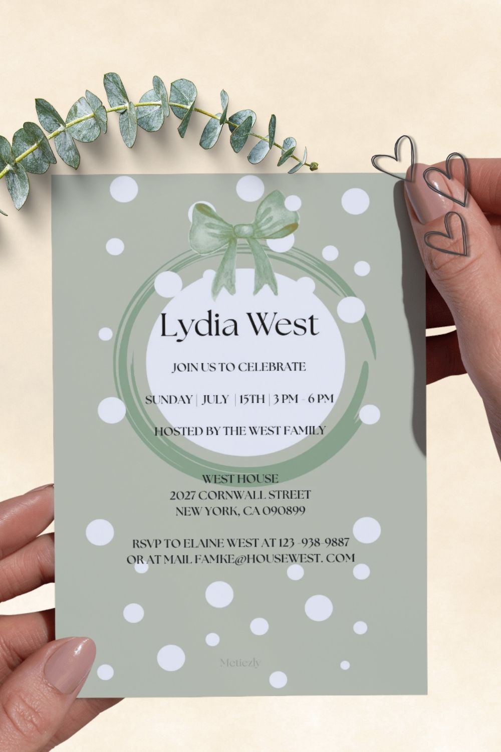 Elegant soft birthday invitations | editable for toddlers childeren | set of 5