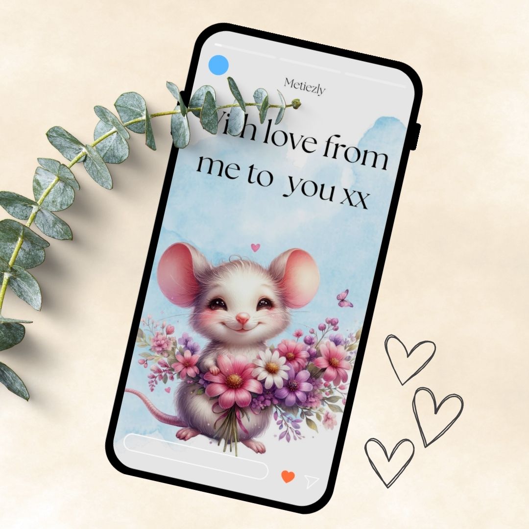 Elegant handsome guy | set of 15 mobile cards