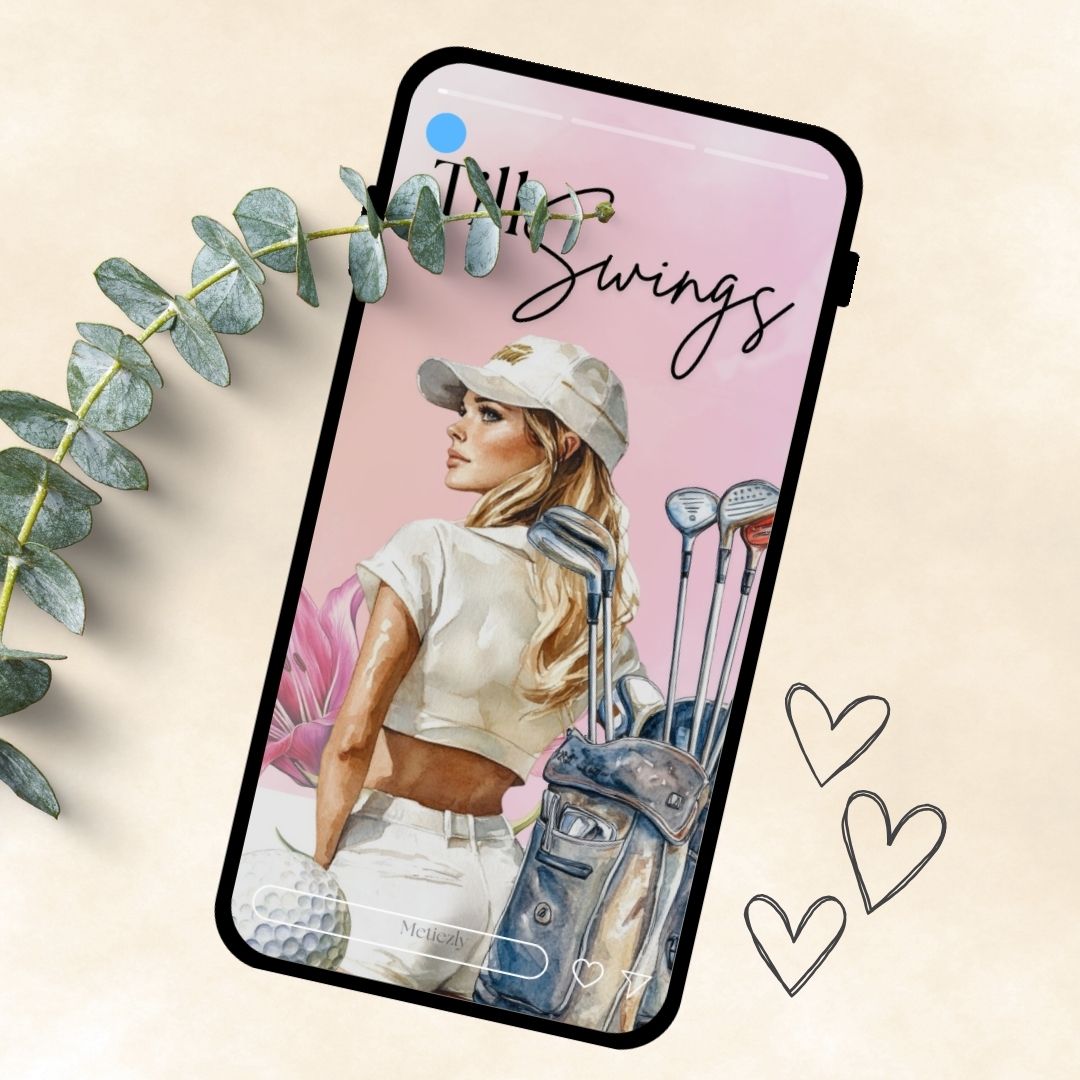 Beautiful ladies, glamour and stylish | set of 15 mobile cards 