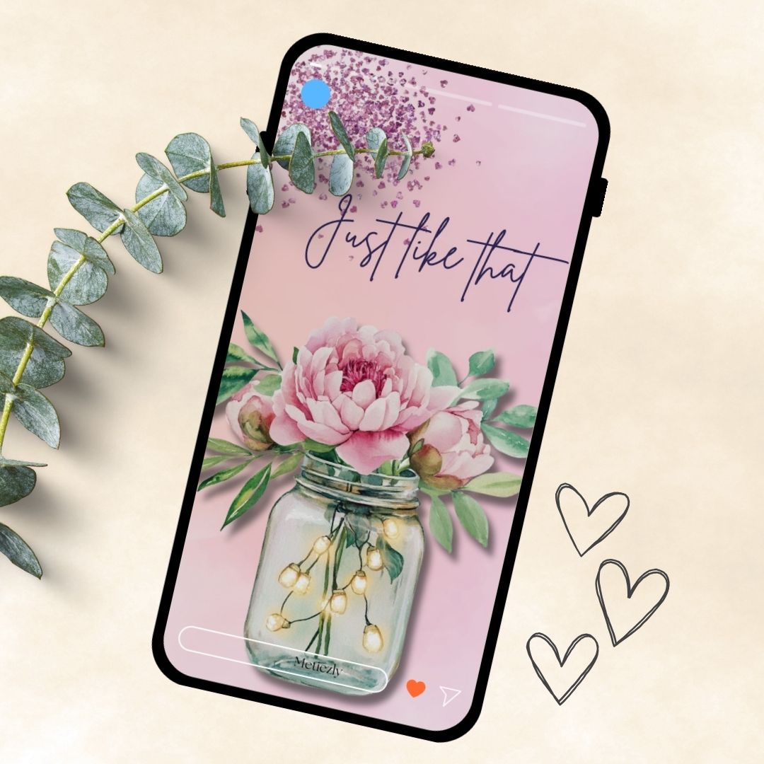 Happy flower cards, set of 5, mobile | $2.23