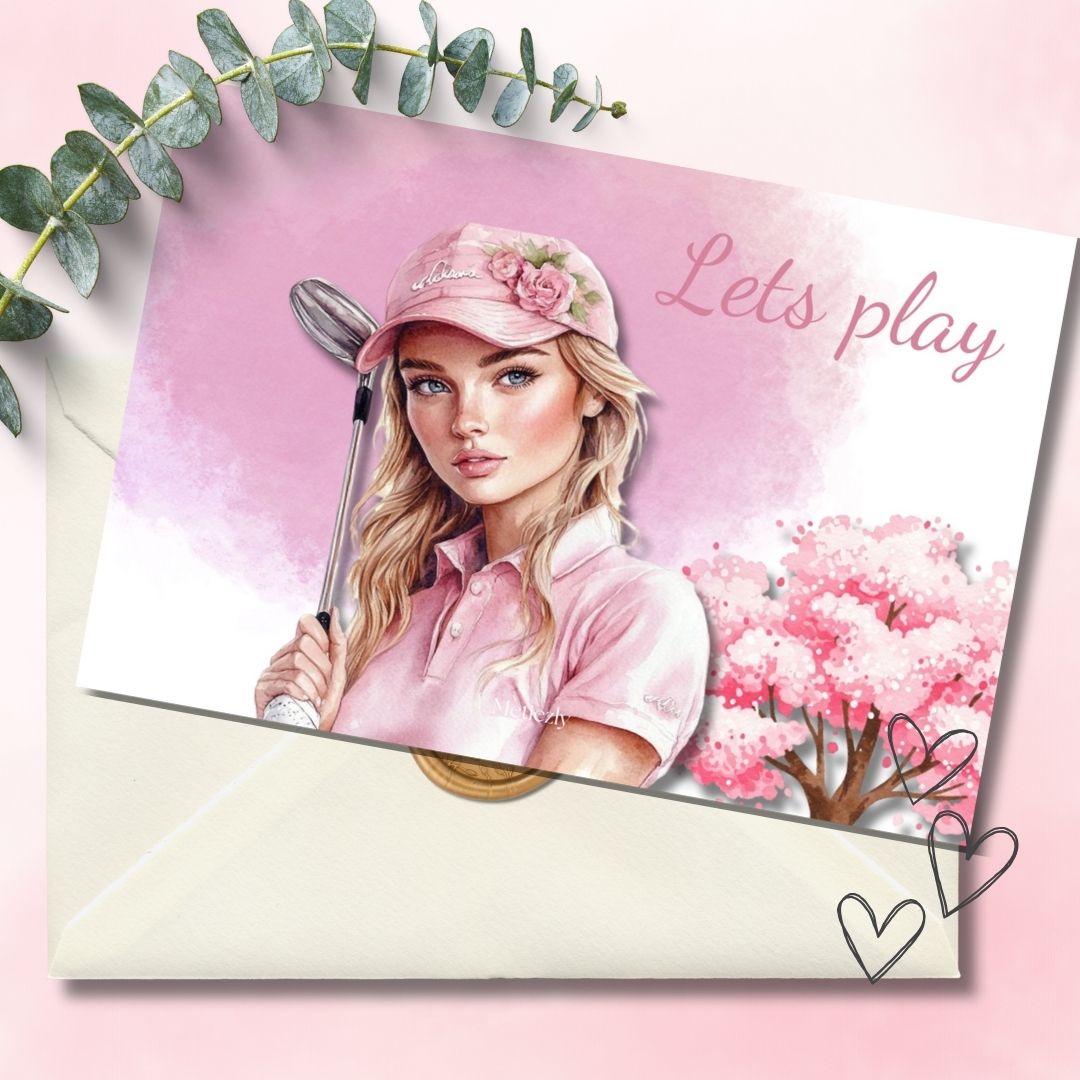 Mixed cards set Glam Plants Pink | $5,72
